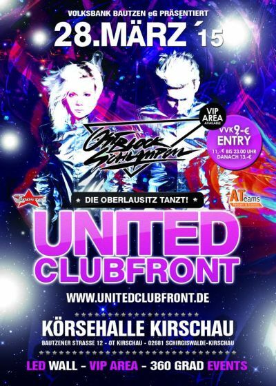 28.03.2015 UNITED CLUBFRONT Körsehalle Kirschau mit Ostblockschlampen, Dario Rodriguez & Steve Norton