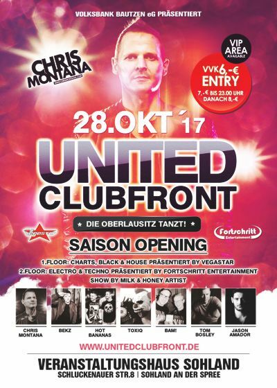 28.10.2017 UNITED CLUBFRONT - Schützenhaus Sohland