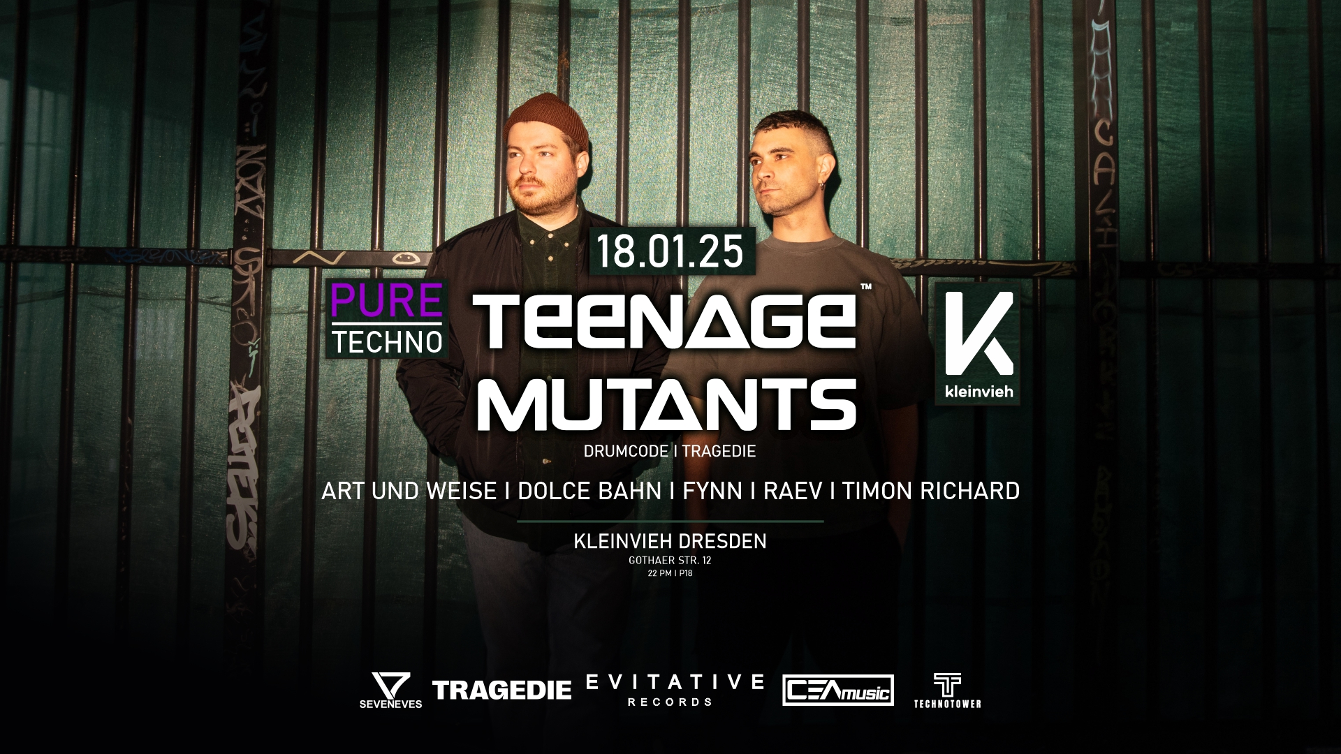 PURE TECHNO - Teenage Mutants - Kleinvieh Dresden